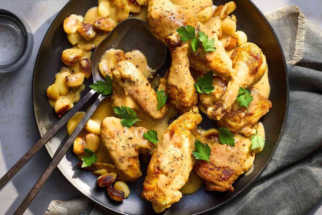 One-Pan Herb Chicken with Roasted Potatoes